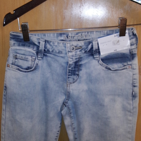 Arizona faded blue jegging crop Jeans size 1 - Picture 2 of 11